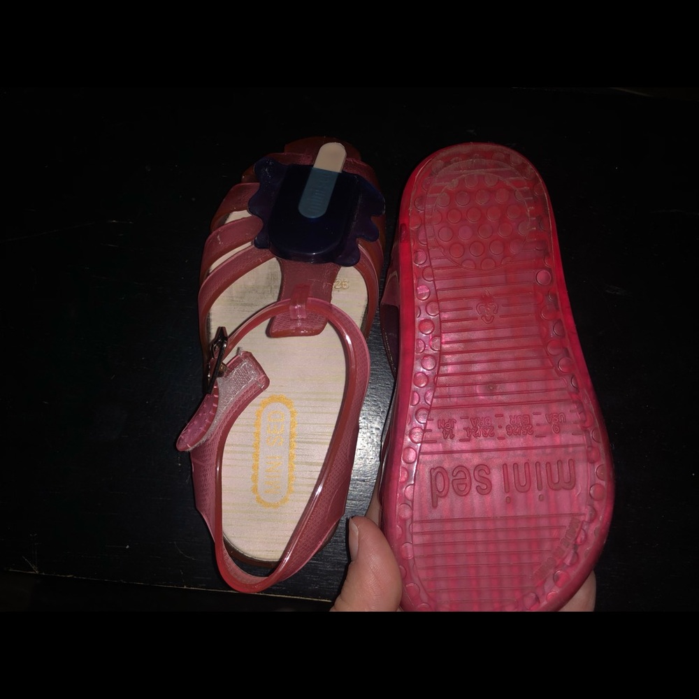 Size 8 Mini Sed Jelly sandals